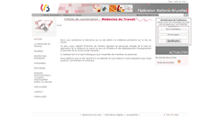 Desktop Screenshot of medecinedutravail.cfwb.be