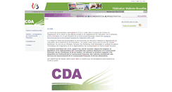 Desktop Screenshot of cda.cfwb.be