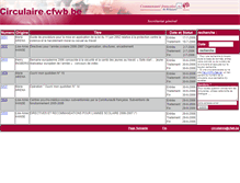 Tablet Screenshot of circulaires.cfwb.be