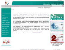 Tablet Screenshot of cadastre-emploi.cfwb.be